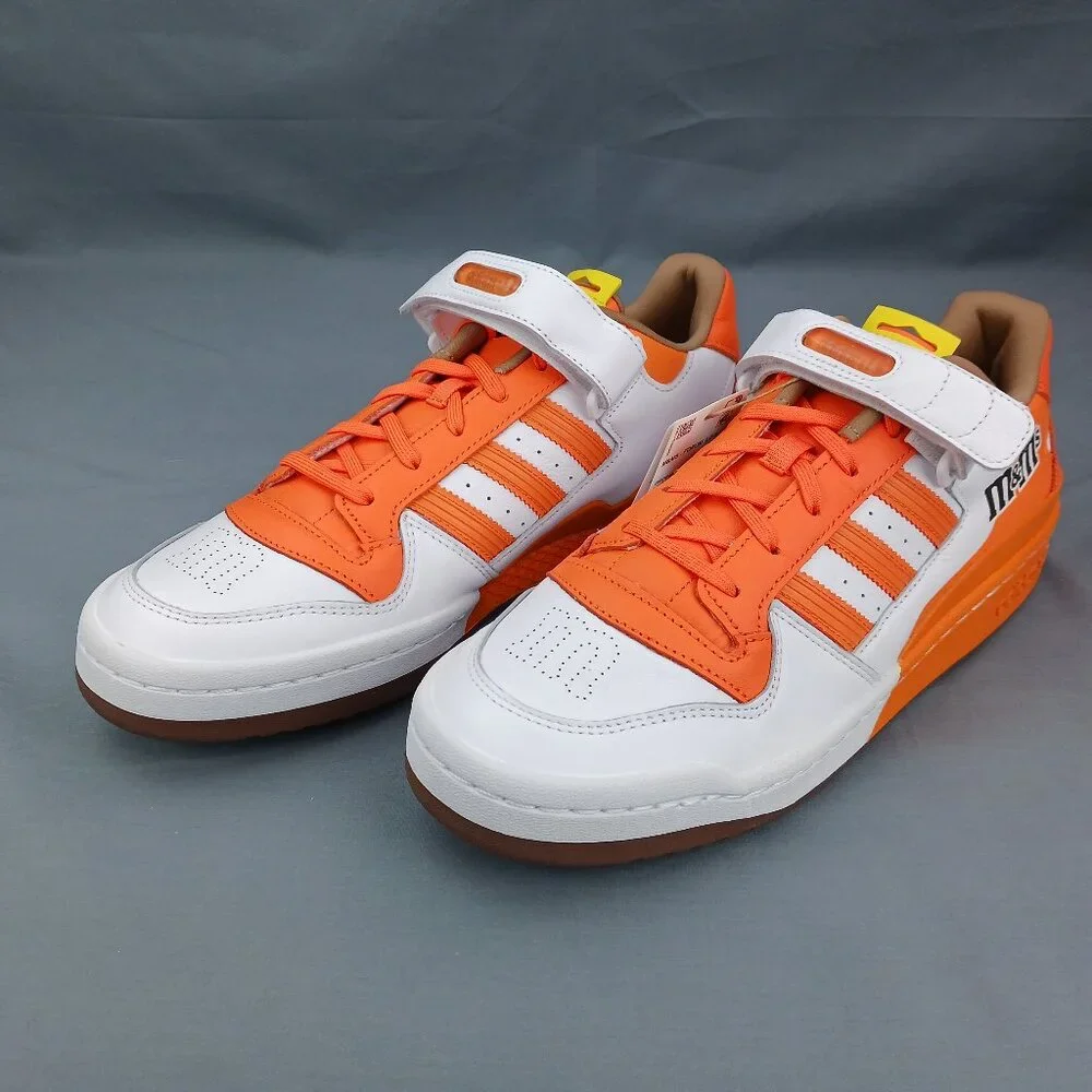 Adidas M&M's Forum Lo 84 Men's Shoes Orange White GY6315 Sizes 10-13